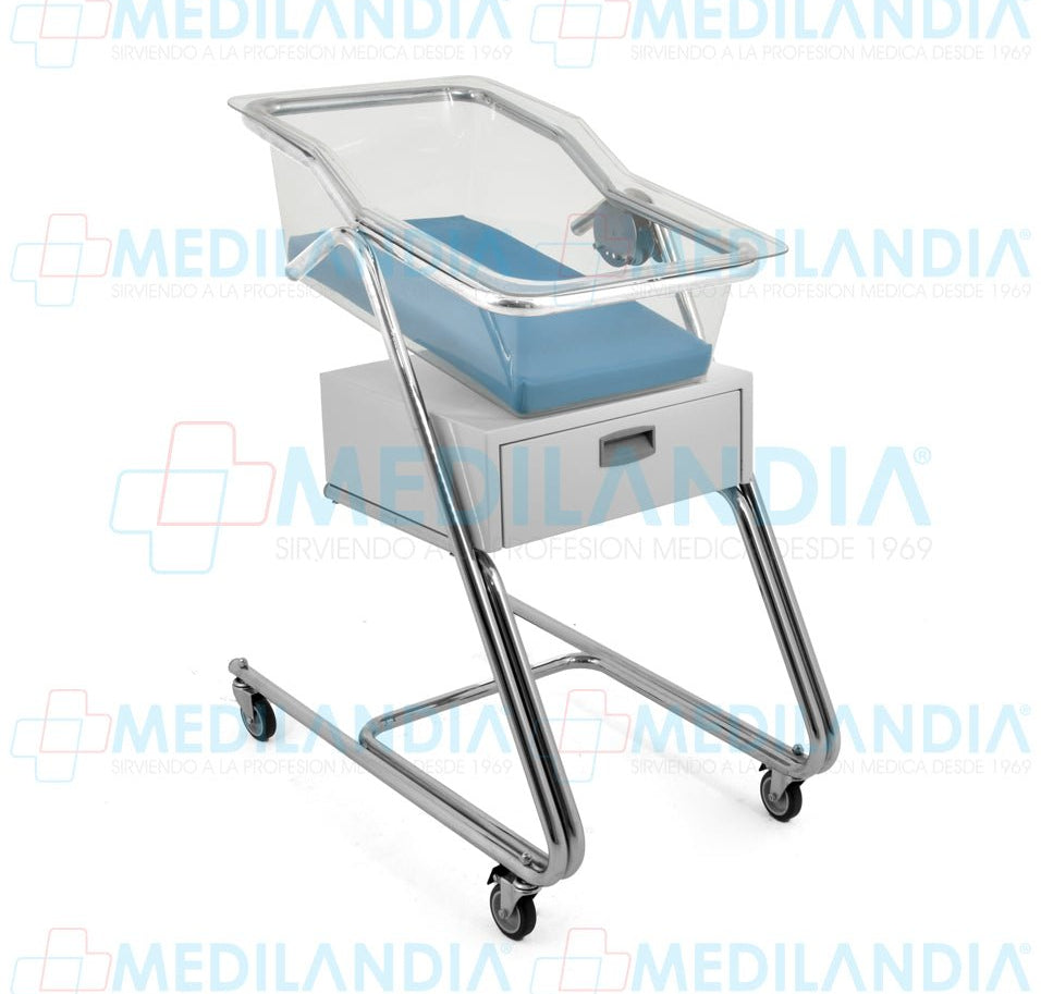 Carro cuna con bacinete y cajón - Carro cuna - MEDILANDIA - MEDILANDIA | Tienda de productos y equipos médicos de calidad en México | Soluciones profesionales para clínicas, hospitales y consultorios.