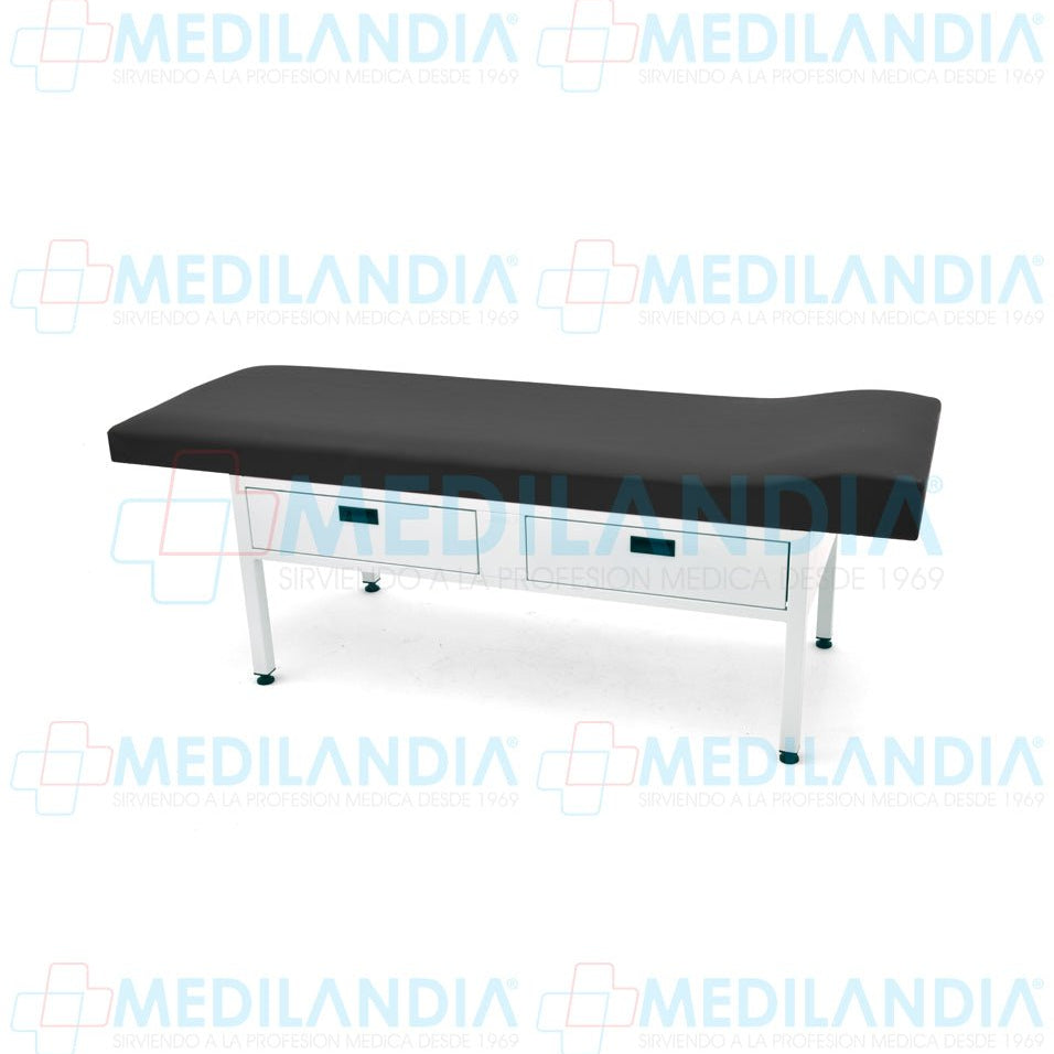 Chaise lounge con cajones esmaltado - Chaise longue - CIIASA - MEDILANDIA | Tienda de productos y equipos médicos de calidad en México | Soluciones profesionales para clínicas, hospitales y consultorios.