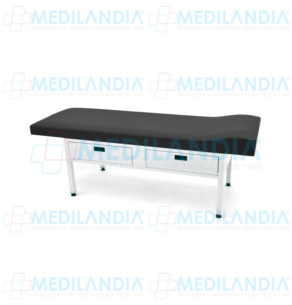 Chaise lounge con cajones esmaltado - Chaise longue - CIIASA - MEDILANDIA | Tienda de productos y equipos médicos de calidad en México | Soluciones profesionales para clínicas, hospitales y consultorios.