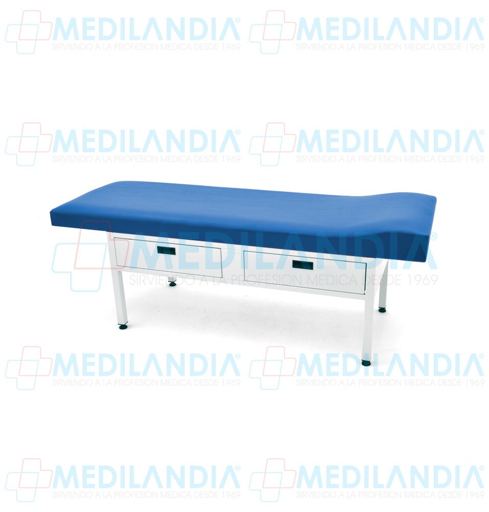 Chaise lounge con cajones esmaltado - Chaise longue - CIIASA - MEDILANDIA | Tienda de productos y equipos médicos de calidad en México | Soluciones profesionales para clínicas, hospitales y consultorios.