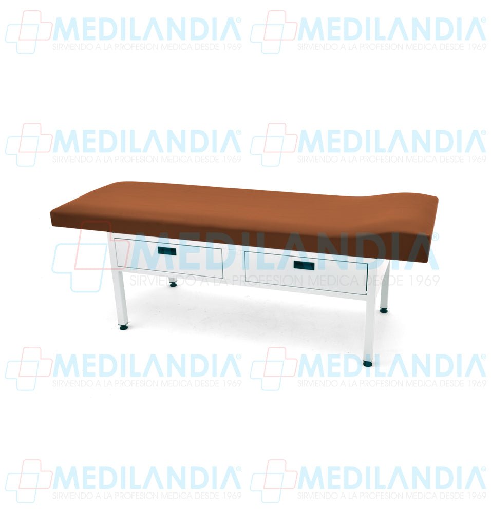 Chaise lounge con cajones esmaltado - Chaise longue - CIIASA - MEDILANDIA | Tienda de productos y equipos médicos de calidad en México | Soluciones profesionales para clínicas, hospitales y consultorios.