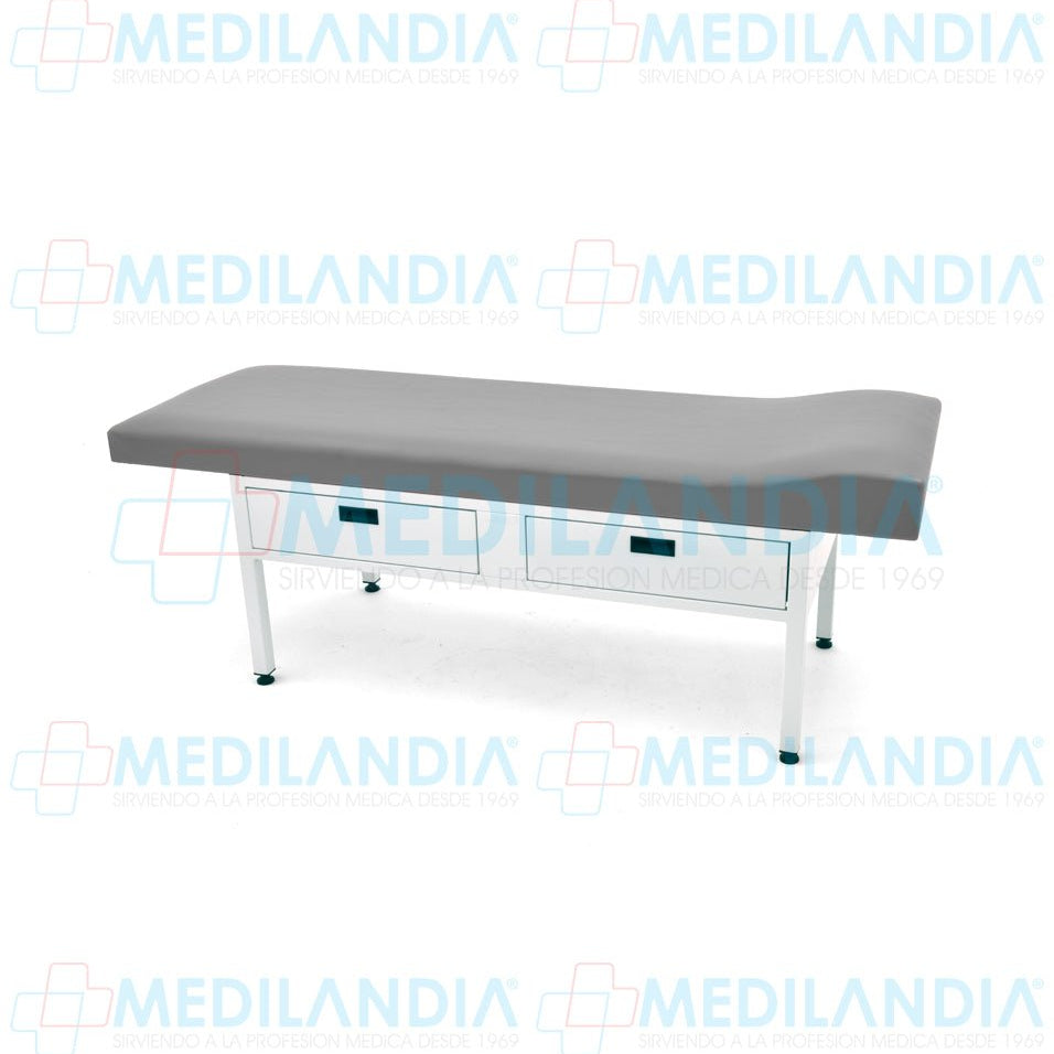Chaise lounge con cajones esmaltado - Chaise longue - CIIASA - MEDILANDIA | Tienda de productos y equipos médicos de calidad en México | Soluciones profesionales para clínicas, hospitales y consultorios.