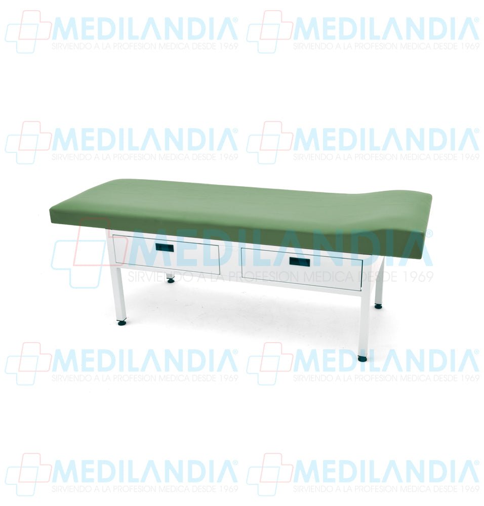 Chaise lounge con cajones esmaltado - Chaise longue - CIIASA - MEDILANDIA | Tienda de productos y equipos médicos de calidad en México | Soluciones profesionales para clínicas, hospitales y consultorios.