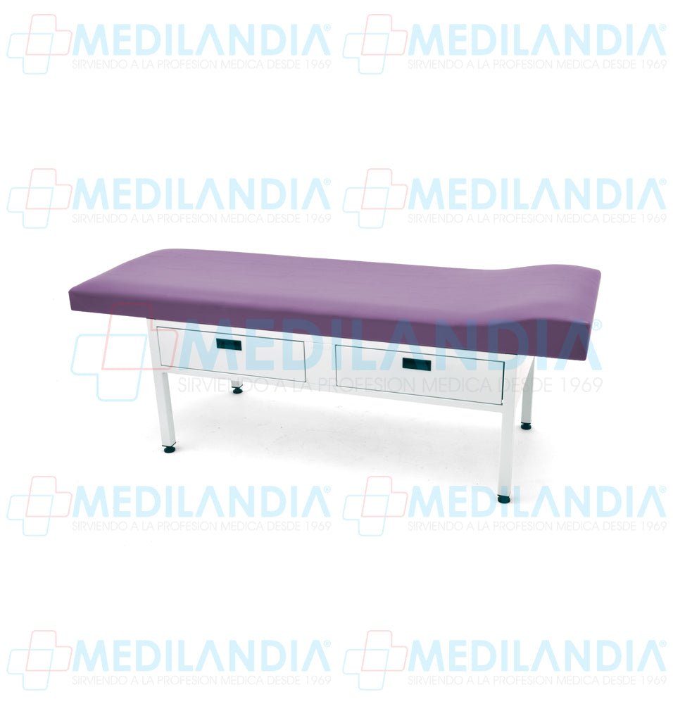 Chaise lounge con cajones esmaltado - Chaise longue - CIIASA - MEDILANDIA | Tienda de productos y equipos médicos de calidad en México | Soluciones profesionales para clínicas, hospitales y consultorios.