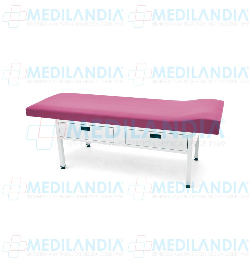 Chaise lounge con cajones esmaltado - Chaise longue - CIIASA - MEDILANDIA | Tienda de productos y equipos médicos de calidad en México | Soluciones profesionales para clínicas, hospitales y consultorios.