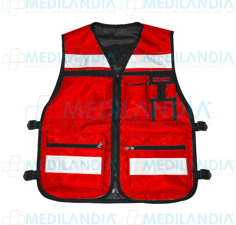 Chaleco botiquín de paramédico - Chaleco botiquín - MEDILANDIA - MEDILANDIA | Tienda de productos y equipos médicos de calidad en México | Soluciones profesionales para clínicas, hospitales y consultorios.