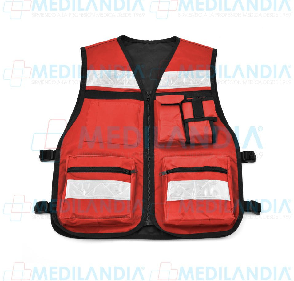 Chaleco botiquín de paramédico - Chaleco botiquín - MEDILANDIA - MEDILANDIA | Tienda de productos y equipos médicos de calidad en México | Soluciones profesionales para clínicas, hospitales y consultorios.