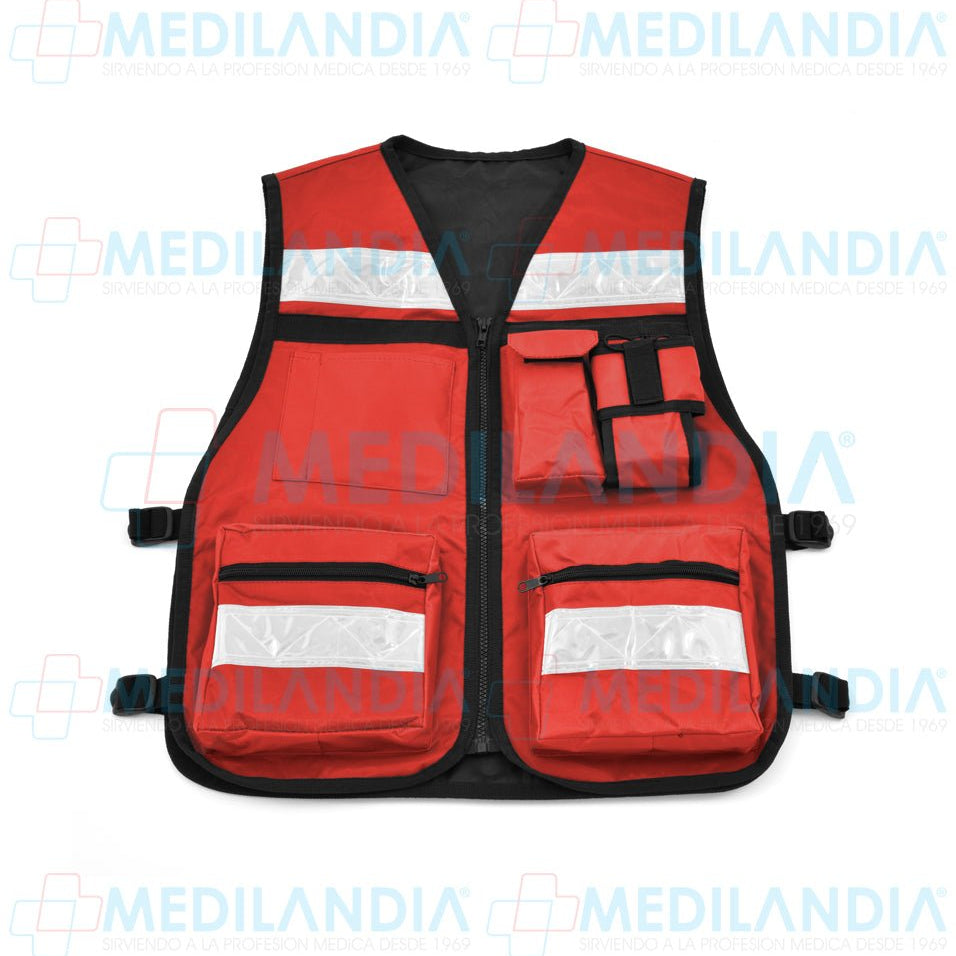 Chaleco botiquín de paramédico - Chaleco botiquín - MEDILANDIA - MEDILANDIA | Tienda de productos y equipos médicos de calidad en México | Soluciones profesionales para clínicas, hospitales y consultorios.