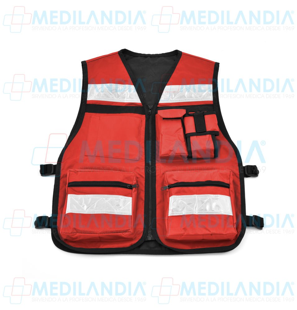Chaleco botiquín de paramédico - Chaleco botiquín - MEDILANDIA - MEDILANDIA | Tienda de productos y equipos médicos de calidad en México | Soluciones profesionales para clínicas, hospitales y consultorios.