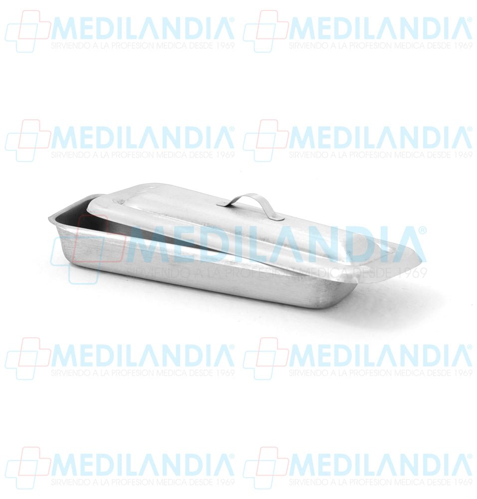 Charola para esterilización con tapa 3.5 x 21.5 x 8.0 cm - Charola - MEDILANDIA - MEDILANDIA | Tienda de productos médicos