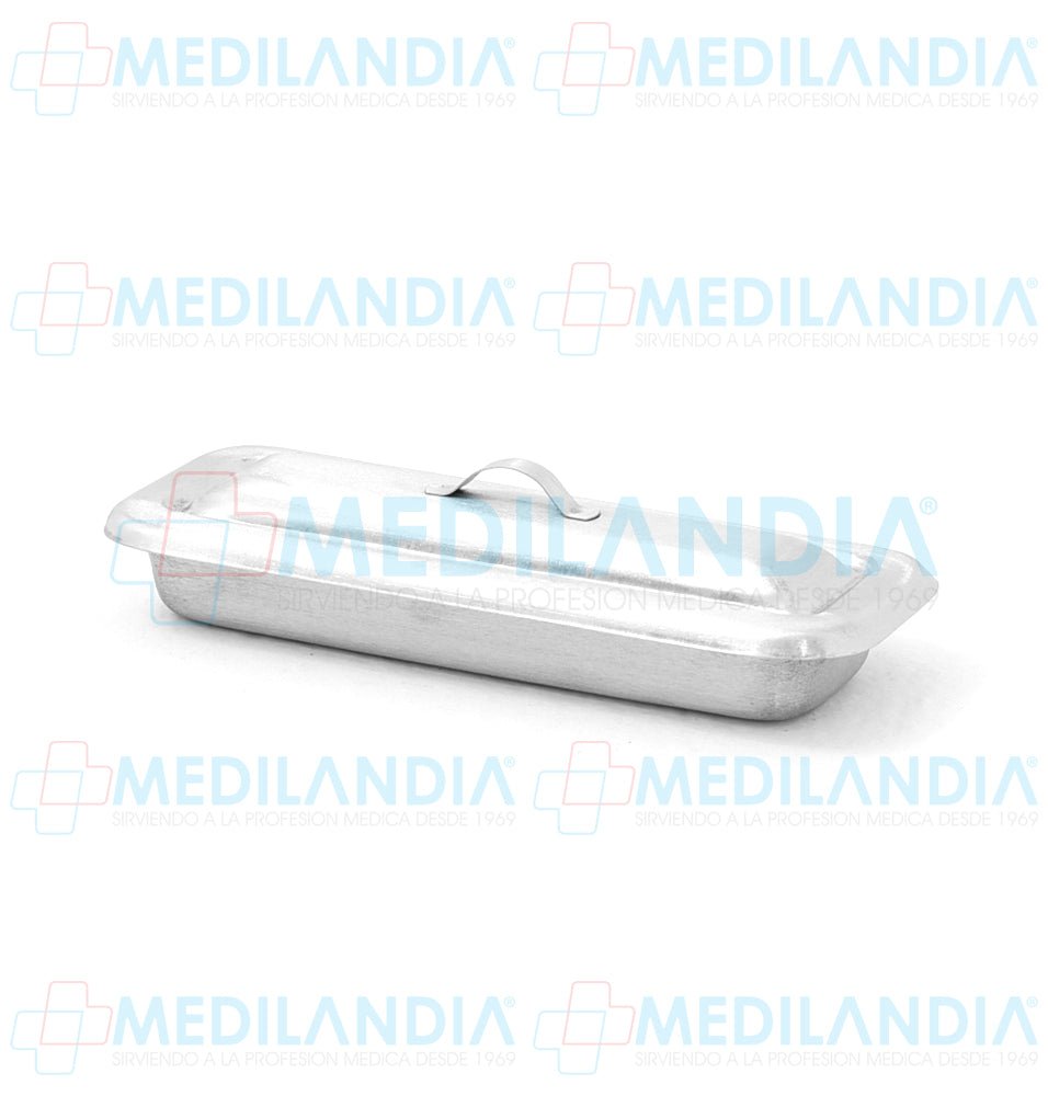 Charola para esterilización con tapa 3.5 x 21.5 x 8.0 cm - Charola - MEDILANDIA - MEDILANDIA | Tienda de productos médicos