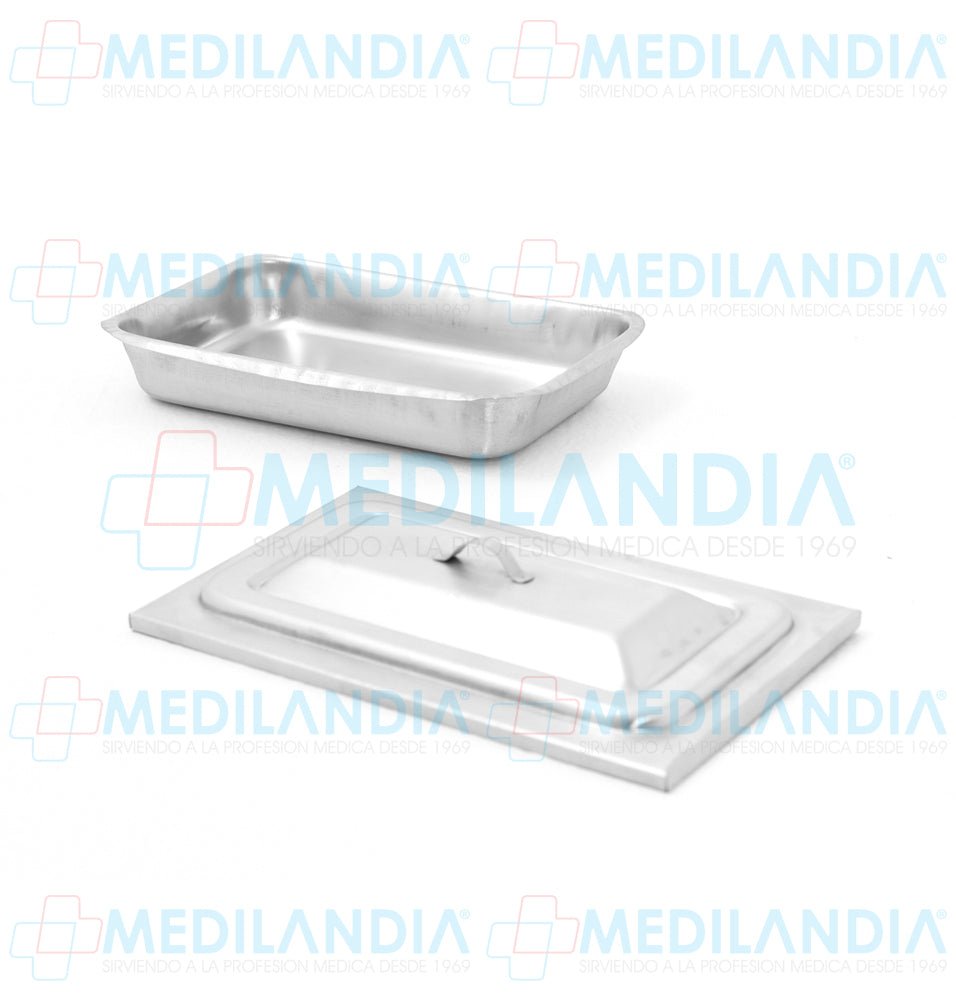 Charola para esterilización con tapa 4 x 25.5 x 16.5 cm - Charola - MEDILANDIA - MEDILANDIA | Tienda de productos médicos