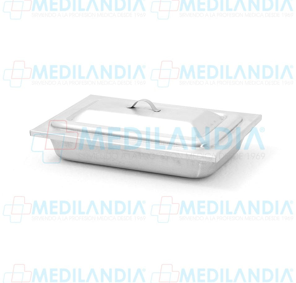 Charola para esterilización con tapa 4 x 25.5 x 16.5 cm - Charola - MEDILANDIA - MEDILANDIA | Tienda de productos médicos