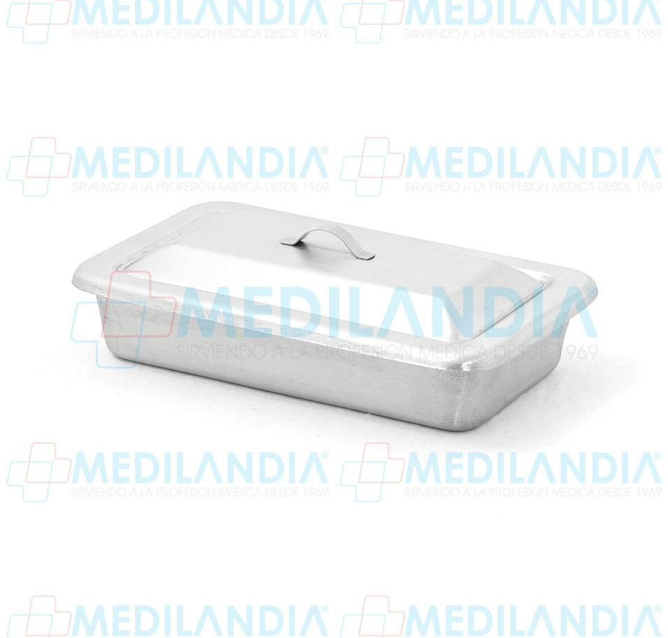 Charola para esterilización con tapa 4.5 x 23.0 x 13.0 cm - Charola - MEDILANDIA - MEDILANDIA | Tienda de productos médicos