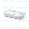 Charola para esterilización con tapa 4.5 x 23.0 x 13.0 cm - Charola - MEDILANDIA - MEDILANDIA | Tienda de productos médicos