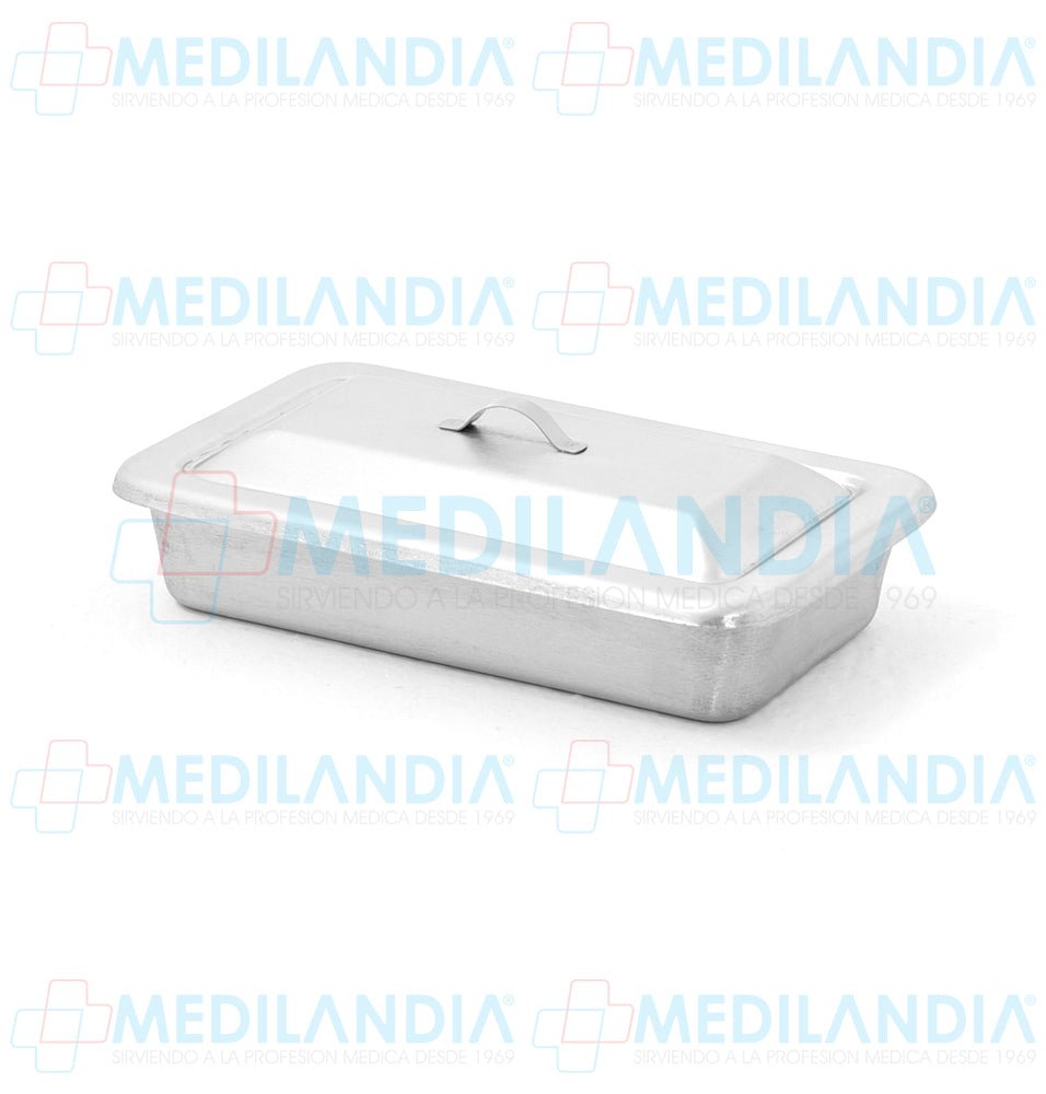 Charola para esterilización con tapa 4.5 x 23.0 x 13.0 cm - Charola - MEDILANDIA - MEDILANDIA | Tienda de productos médicos