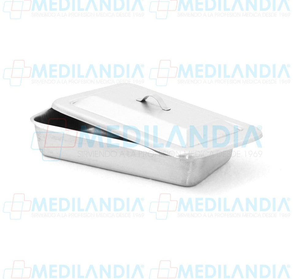 Charola para esterilización con tapa 4.5 x 23.0 x 13.0 cm - Charola - MEDILANDIA - MEDILANDIA | Tienda de productos médicos