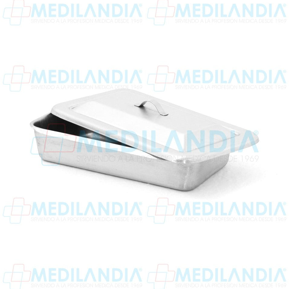 Charola para esterilización con tapa 4.5 x 23.0 x 13.0 cm - Charola - MEDILANDIA - MEDILANDIA | Tienda de productos médicos