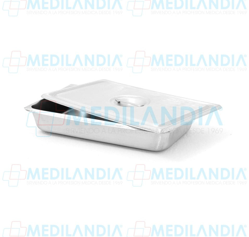 Charola para esterilización con tapa 5.0 x 31.2 x 19.5 cm - Charola - MEDILANDIA - MEDILANDIA | Tienda de productos médicos