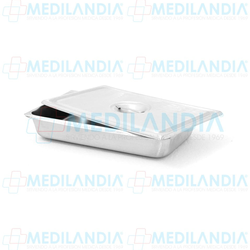 Charola para esterilización con tapa 5.0 x 31.2 x 19.5 cm - Charola - MEDILANDIA - MEDILANDIA | Tienda de productos médicos