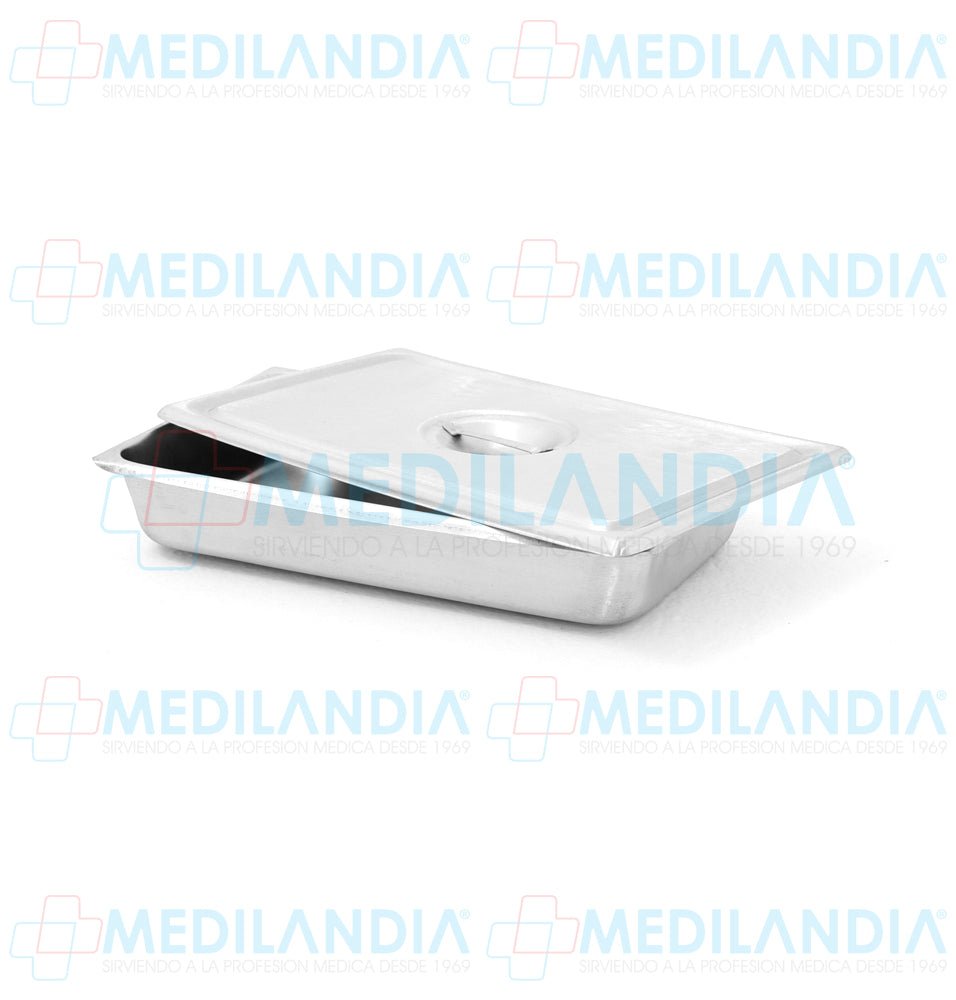 Charola para esterilización con tapa 5.0 x 31.2 x 19.5 cm - Charola - MEDILANDIA - MEDILANDIA | Tienda de productos médicos