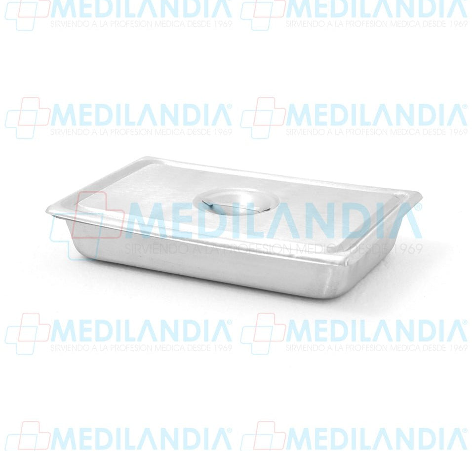 Charola para esterilización con tapa 5.0 x 31.2 x 19.5 cm - Charola - MEDILANDIA - MEDILANDIA | Tienda de productos médicos