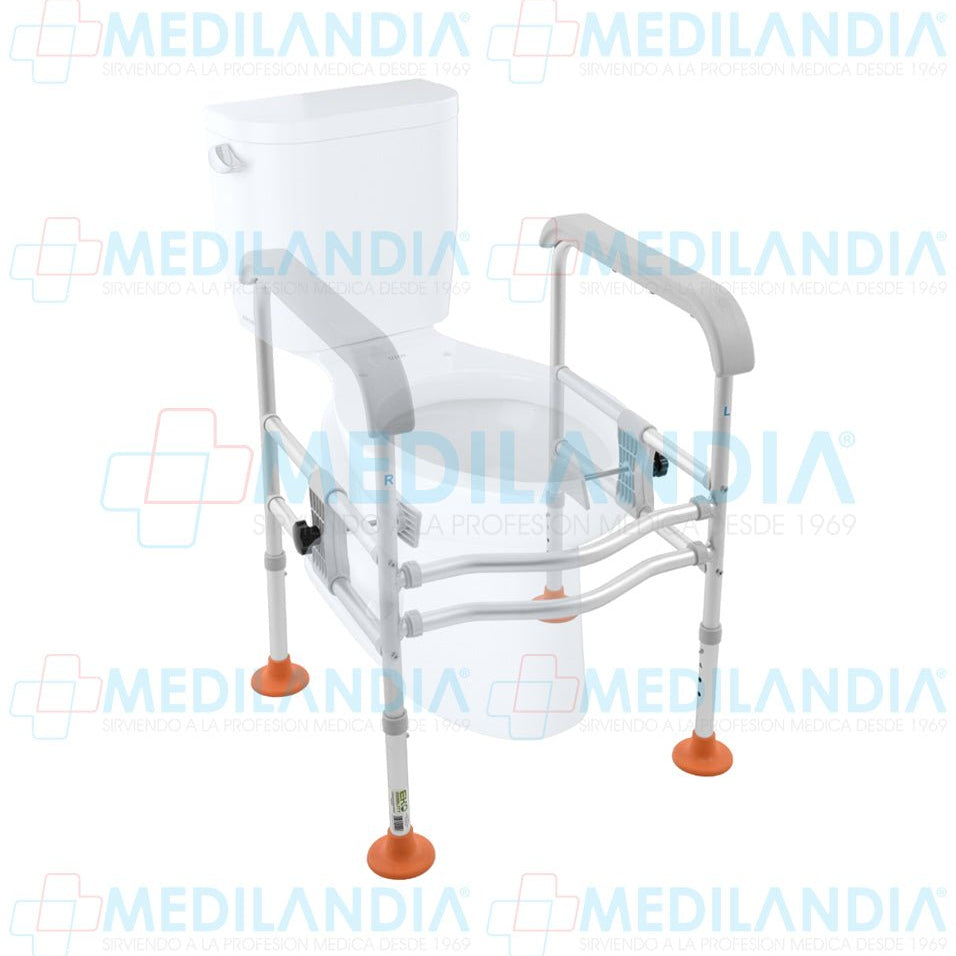 Chasis de seguridad bariátrico para WC con luz - Chasis WC - EM - MEDILANDIA | Tienda de productos y equipos médicos de calidad en México | Soluciones profesionales para clínicas, hospitales y consultorios.