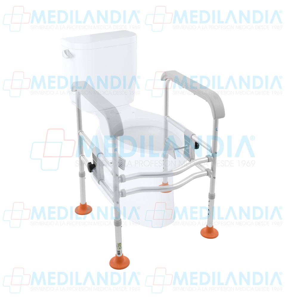 Chasis de seguridad bariátrico para WC con luz - Chasis WC - EM - MEDILANDIA | Tienda de productos y equipos médicos de calidad en México | Soluciones profesionales para clínicas, hospitales y consultorios.