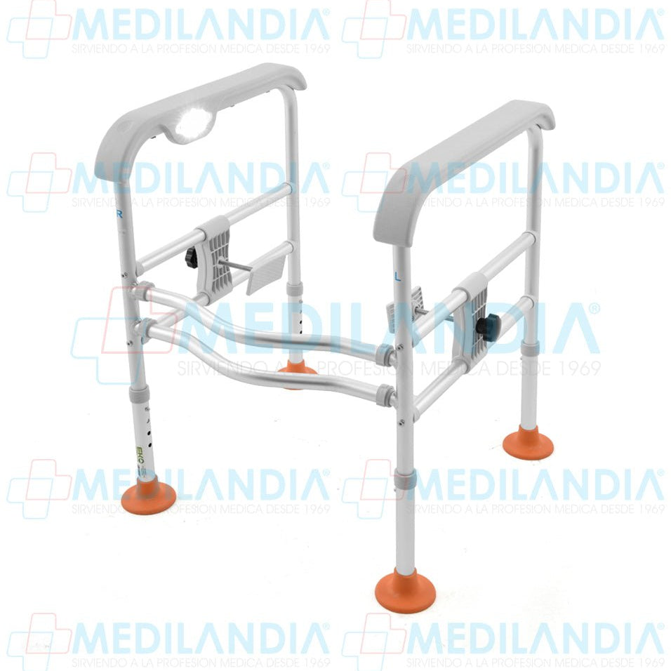 Chasis de seguridad bariátrico para WC con luz - Chasis WC - EM - MEDILANDIA | Tienda de productos y equipos médicos de calidad en México | Soluciones profesionales para clínicas, hospitales y consultorios.