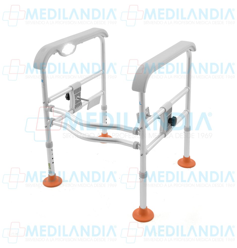 Chasis de seguridad bariátrico para WC con luz - Chasis WC - EM - MEDILANDIA | Tienda de productos y equipos médicos de calidad en México | Soluciones profesionales para clínicas, hospitales y consultorios.