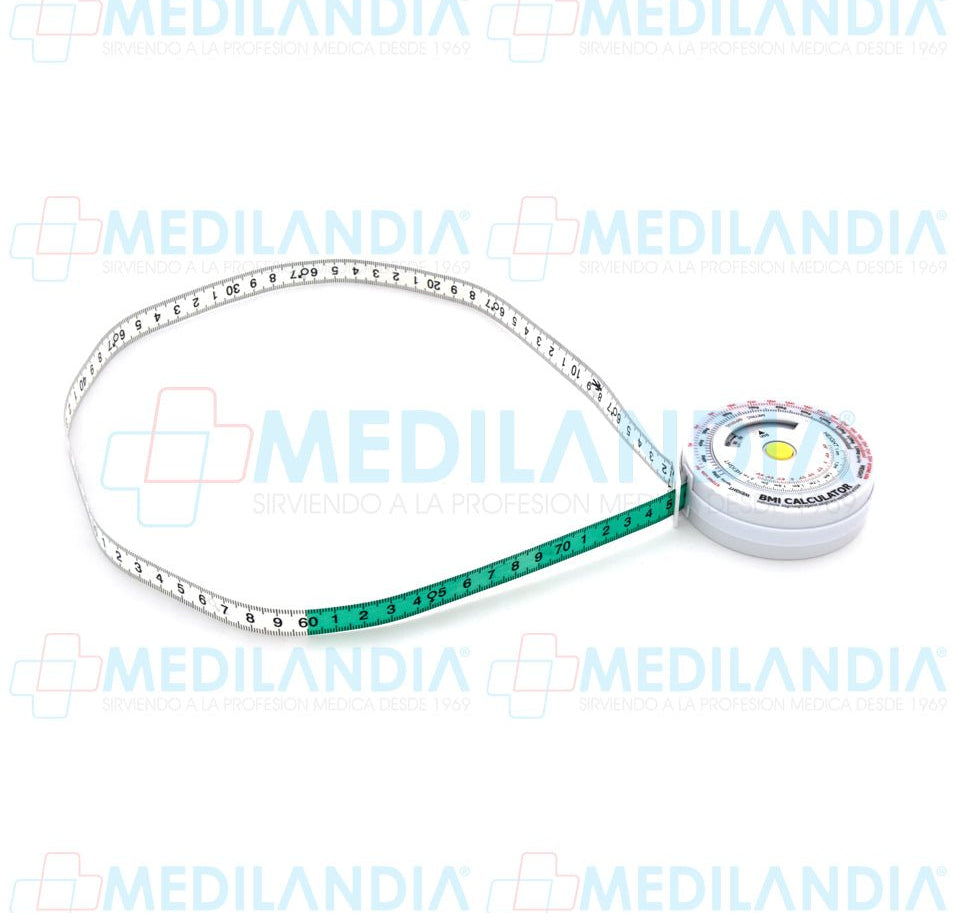 Cinta antropometrica calculadora de indice de masa corporal BMI - Cinta antropometrica - FITH - MEDILANDIA | Tienda de productos médicos