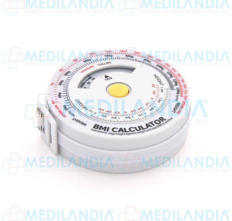 Cinta antropometrica calculadora de indice de masa corporal BMI - Cinta antropometrica - FITH - MEDILANDIA | Tienda de productos médicos