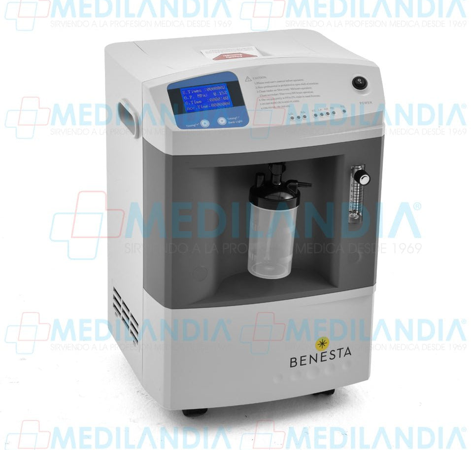 Concentrador de oxigeno 5 litros - Concentrador de oxigeno - BENESTA- MEDILANDIA | Tienda de productos y equipos médicos de calidad en México | Soluciones profesionales para clínicas, hospitales y consultorios.