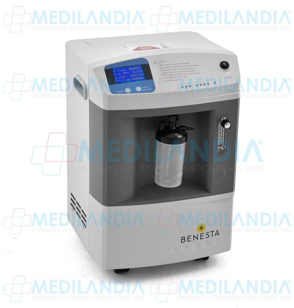 Concentrador de oxigeno 5 litros - Concentrador de oxigeno - BENESTA- MEDILANDIA | Tienda de productos y equipos médicos de calidad en México | Soluciones profesionales para clínicas, hospitales y consultorios.