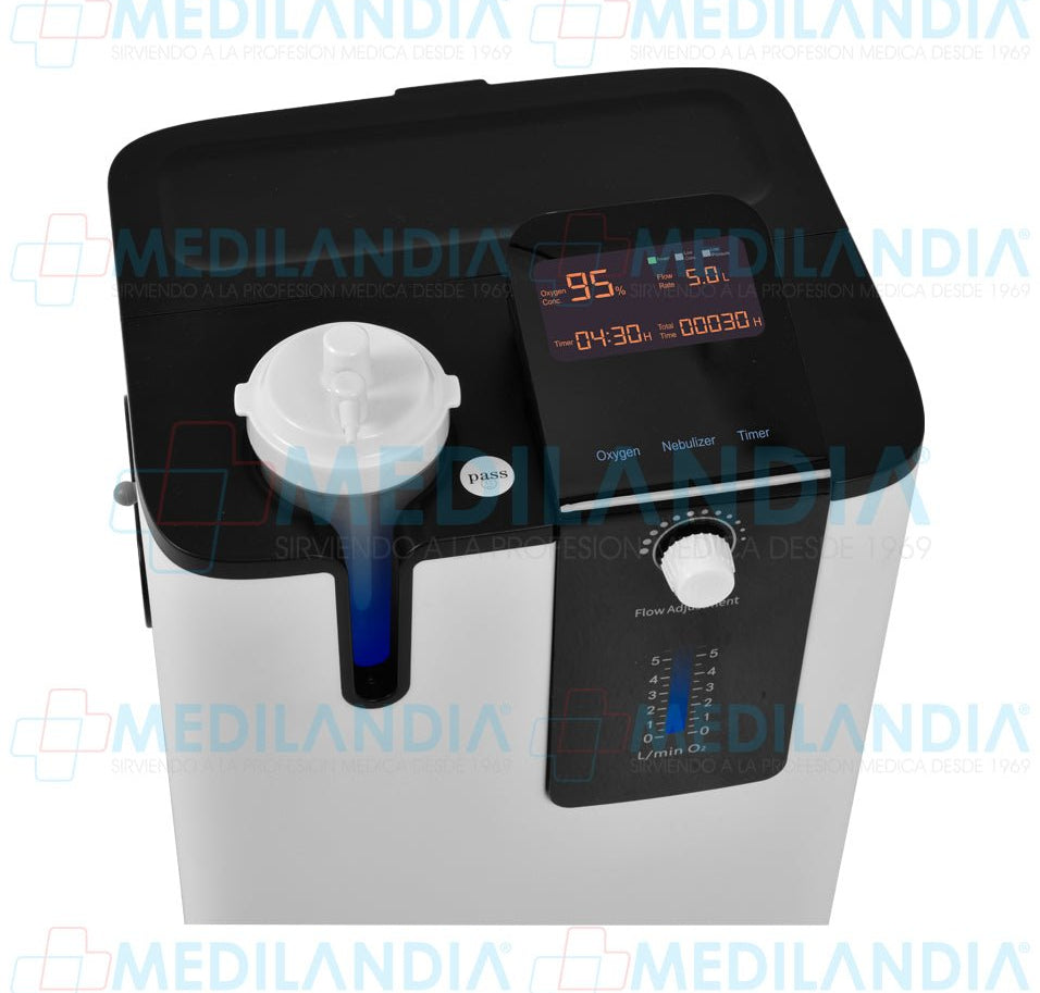 Concentrador de oxigeno 5L - Concentrador de oxigeno - 2CARE - MEDILANDIA | Tienda de productos médicos