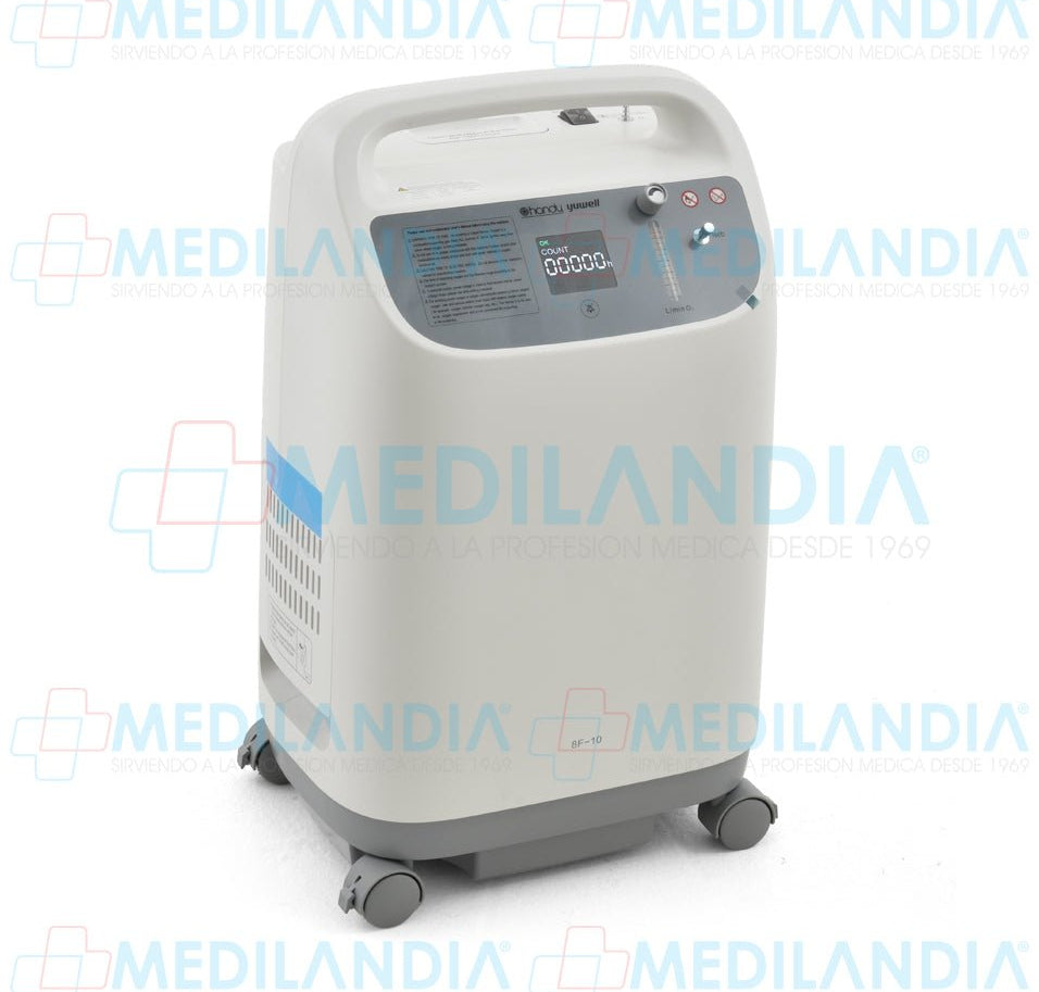 Concentrador de oxígeno grado medico con nebulizador 10 LPM - Concentrador de oxigeno - YUWELL- MEDILANDIA | Tienda de productos y equipos médicos de calidad en México | Soluciones profesionales para clínicas, hospitales y consultorios.