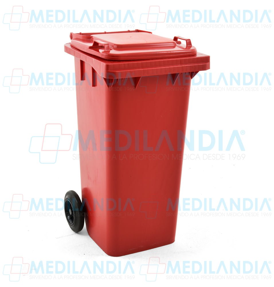 Contenedor RPBI (residuos peligrosos biológico infecciosos) capacidad de 240 Lts. - Contenedor RPBI - A1 - MEDILANDIA | Tienda de productos y equipos médicos de calidad en México | Soluciones profesionales para clínicas, hospitales y consultorios.