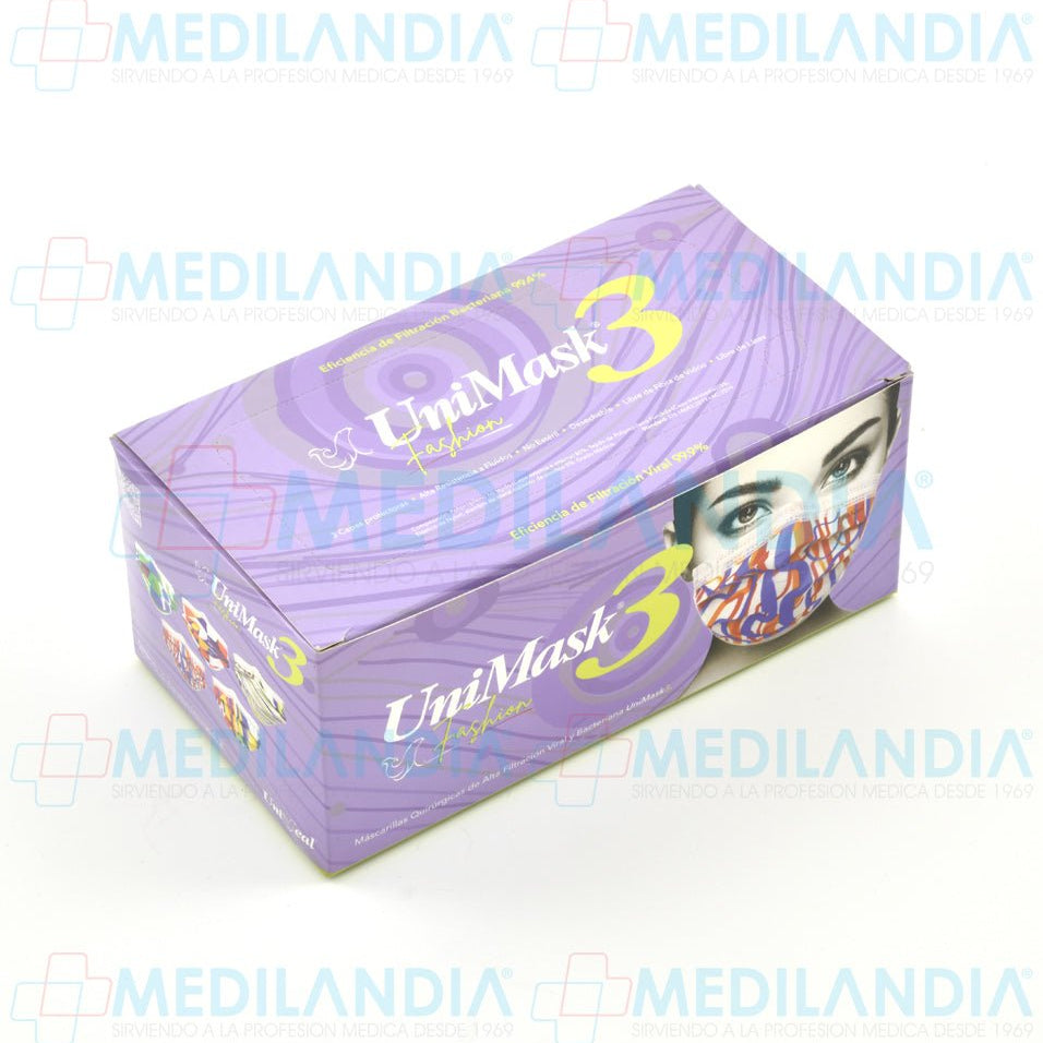 Cubre bocas quirúrgico de 3 capas plisadas múltiples colores - Cubrebocas - UNISEAL - MEDILANDIA | Tienda de productos y equipos médicos de calidad en México | Soluciones profesionales para clínicas, hospitales y consultorios.