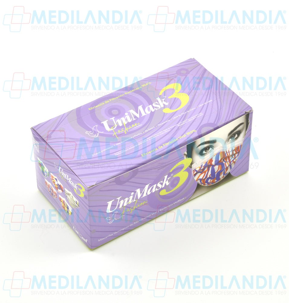 Cubre bocas quirúrgico de 3 capas plisadas múltiples colores - Cubrebocas - UNISEAL - MEDILANDIA | Tienda de productos y equipos médicos de calidad en México | Soluciones profesionales para clínicas, hospitales y consultorios.