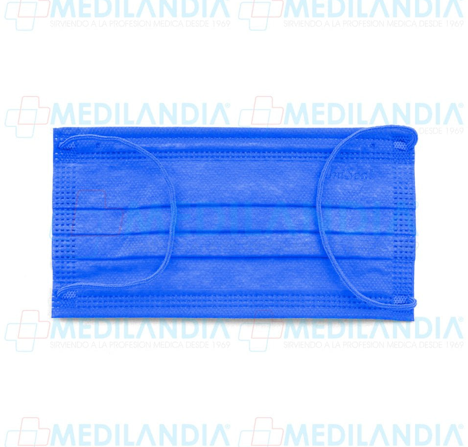 Cubre bocas quirúrgico de 4 capas plisadas - Cubrebocas - UNISEAL - MEDILANDIA | Tienda de productos y equipos médicos de calidad en México | Soluciones profesionales para clínicas, hospitales y consultorios.