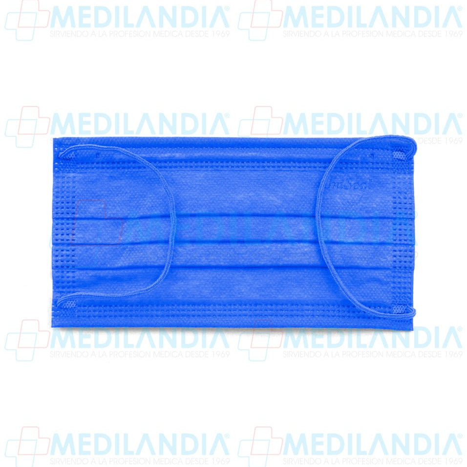 Cubre bocas quirúrgico de 4 capas plisadas - Cubrebocas - UNISEAL - MEDILANDIA | Tienda de productos y equipos médicos de calidad en México | Soluciones profesionales para clínicas, hospitales y consultorios.