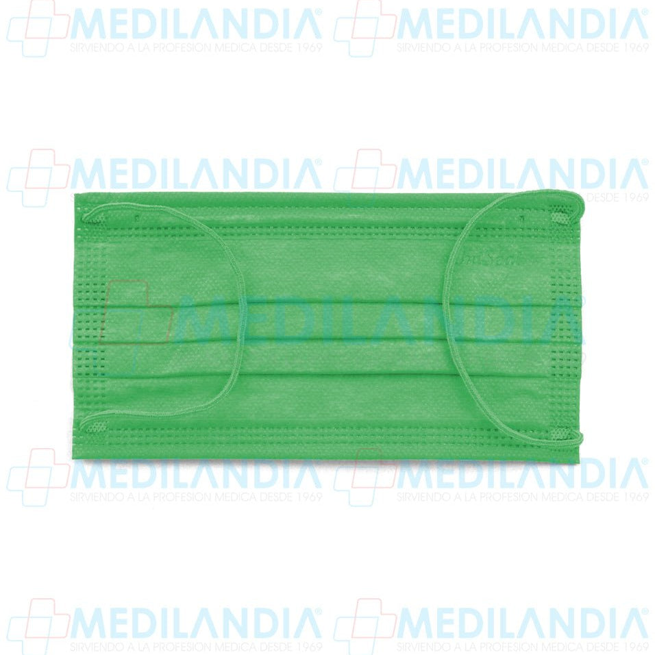 Cubre bocas quirúrgico de 4 capas plisadas - Cubrebocas - UNISEAL - MEDILANDIA | Tienda de productos y equipos médicos de calidad en México | Soluciones profesionales para clínicas, hospitales y consultorios.
