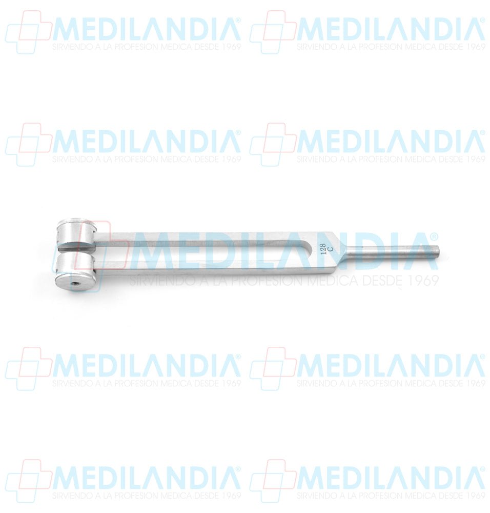 Diapasón Hartmann de aleación de aluminio en tono de Do con sordina 128 Hz - Diapason - HP- MEDILANDIA | Tienda de productos y equipos médicos de calidad en México | Soluciones profesionales para clínicas, hospitales y consultorios.