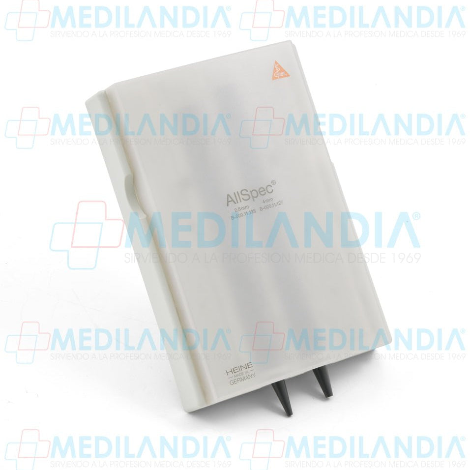 Dispensador de conos desechables para otoscópio - Dispensador de conos - HEINE - MEDILANDIA | Tienda de productos y equipos médicos de calidad en México | Soluciones profesionales para clínicas, hospitales y consultorios.