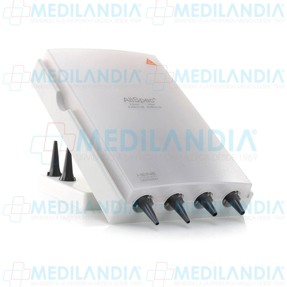 Dispensador de conos desechables para otoscópio - Dispensador de conos - HEINE - MEDILANDIA | Tienda de productos y equipos médicos de calidad en México | Soluciones profesionales para clínicas, hospitales y consultorios.