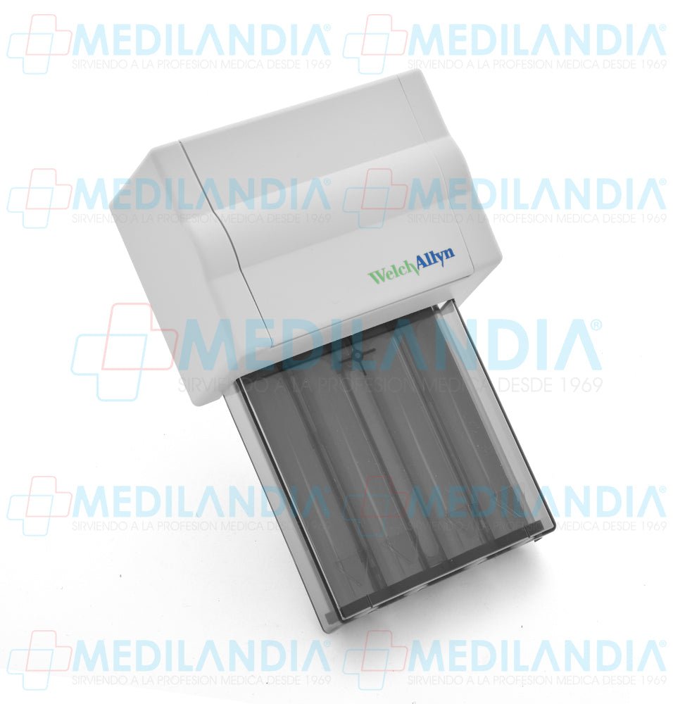 Dispensador de espéculos descartables para otoscopio nuevo modelo - Dispensador de espéculos - WELCH ALLYN- MEDILANDIA | Tienda de productos y equipos médicos de calidad en México | Soluciones profesionales para clínicas, hospitales y consultorios.
