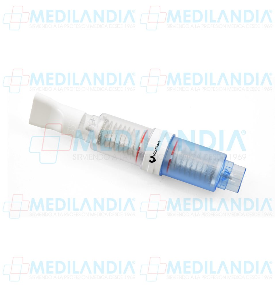 Ejercitador pulmonar IMT/PEP de doble acción (2 en 1) para entrenamiento respiratorio - Ejercitador pulmonar - VITALCARE- MEDILANDIA | Tienda de productos y equipos médicos de calidad en México | Soluciones profesionales para clínicas, hospitales y consultorios.