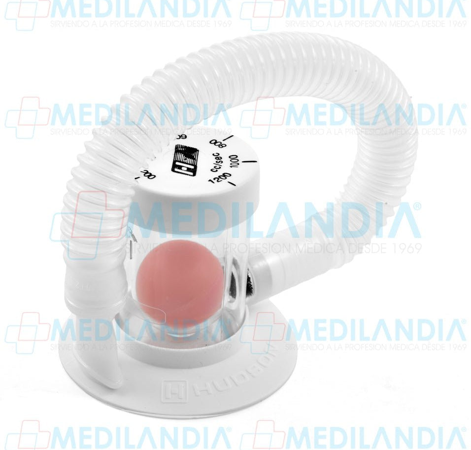 Ejercitador pulmonar SMI (Inspiración Máxima Sostenida) graduable con 6 niveles de rehabilitación pulmonar - Inspirómetro / Espirómetro - HUDSON- MEDILANDIA | Tienda de productos y equipos médicos de calidad en México | Soluciones profesionales para clínicas, hospitales y consultorios.