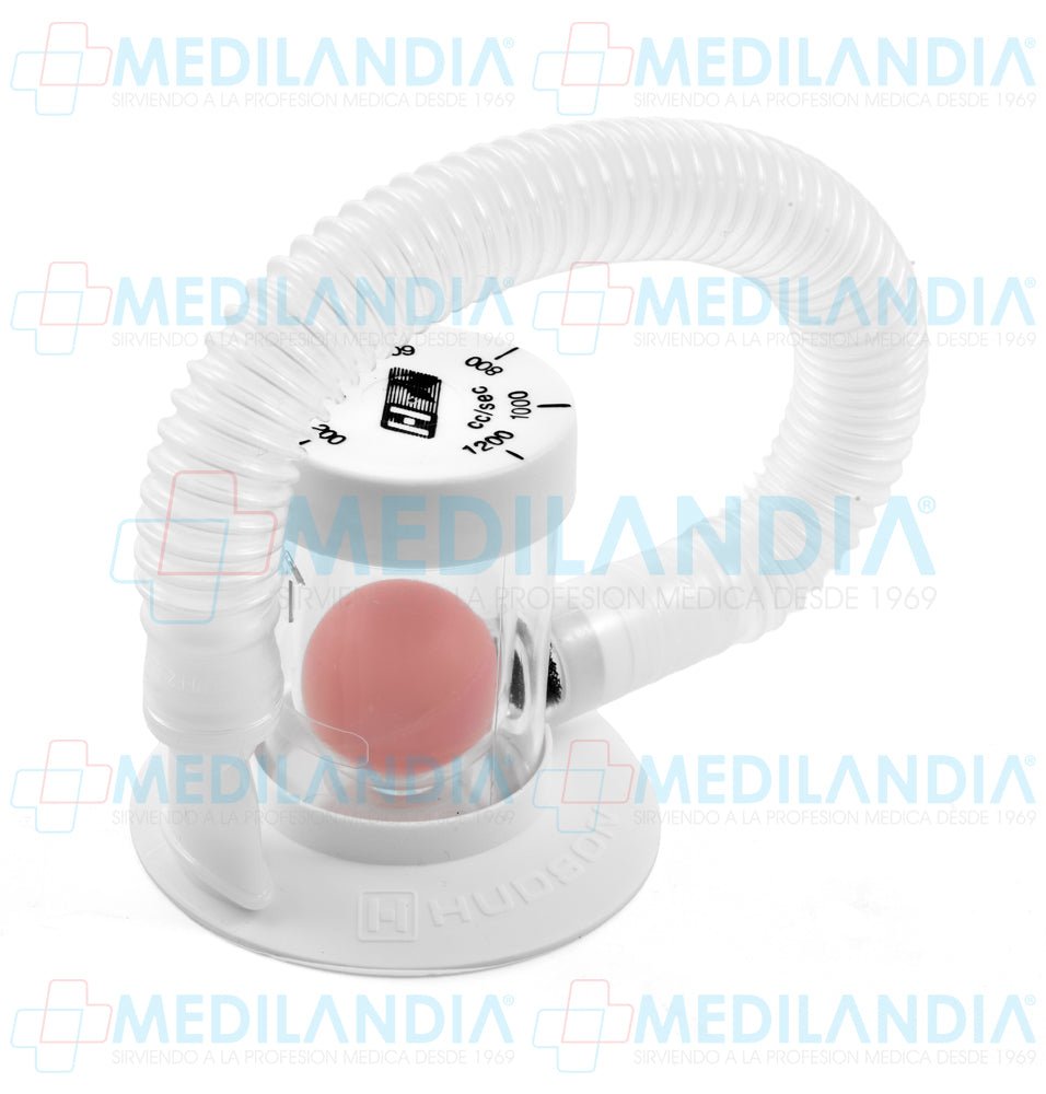 Ejercitador pulmonar SMI (Inspiración Máxima Sostenida) graduable con 6 niveles de rehabilitación pulmonar - Inspirómetro / Espirómetro - HUDSON- MEDILANDIA | Tienda de productos y equipos médicos de calidad en México | Soluciones profesionales para clínicas, hospitales y consultorios.