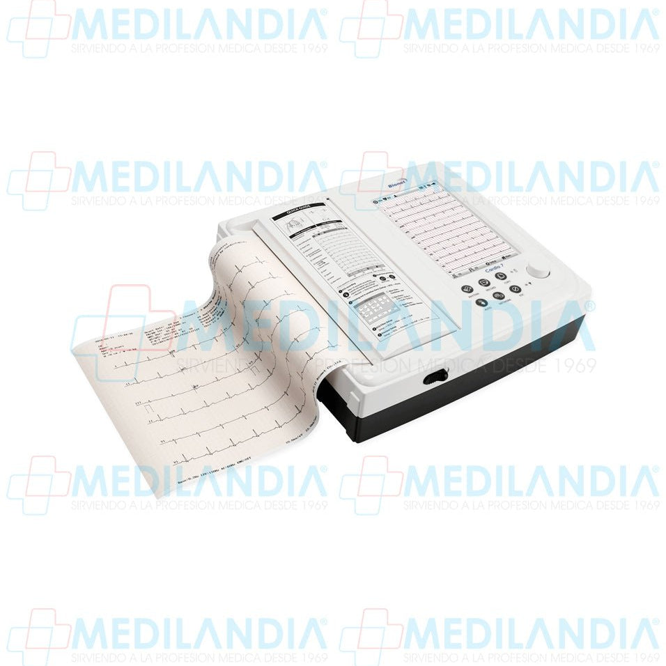 Electro cardiógrafo ECG / EKG de 12 canales con pantalla táctil de 7” - Electrocardiógrafo - BIONET - MEDILANDIA | Tienda de productos y equipos médicos de calidad en México | Soluciones profesionales para clínicas, hospitales y consultorios.
